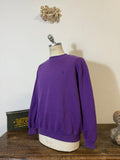 Vintage Purple Ralph Lauren Sweatshirt Made in Usa “L”