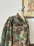 Vintage Woodland Camo Jacket “S”