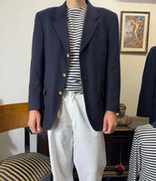 Vintage Italian Navy Wool Jacket “XL”