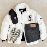 Vintage White Goose Down Jacket/Vest “L/XL”