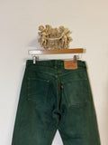 Vintage Green Levi’s 501 W32 L30