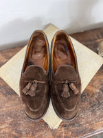 Vintage Alden 3697F Mocha Kid Suede Tassel Loafer “44,5 EU”