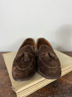 Vintage Alden 3697F Mocha Kid Suede Tassel Loafer “44,5 EU”