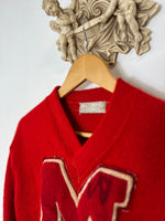 Vintage Imperial Art-Kote Knitwork Coaches Letter Sweater 1950’s “S”