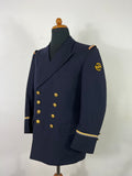 Italian Navy Double-Breasted Jacket “S/M”