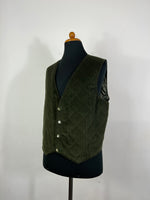 Gilet en velours vintage des années 80 « L »