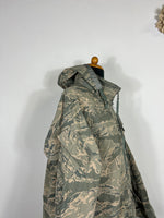 Parka All Purpose Environmental Camouflage Apec Air Force Tiger Tripe “L/XL”