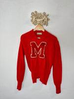 Vintage Imperial Art-Kote Knitwork Coaches Letter Sweater 1950’s “S”