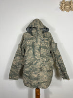 Parka All Purpose Environmental Camouflage Apec Air Force Tiger Tripe “L/XL”