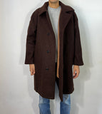 Vintage Italian Navy Coat “XL”