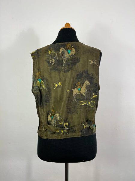 Vintage 80s Wool Vest “M”