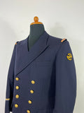 Italian Navy Double-Breasted Jacket “S/M”