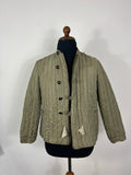 Vintage Bulgarian Army Quilting Liner Jacket 50s “S”