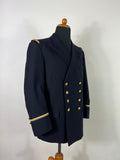 Italian Navy Double-Breasted Jacket “S/M”