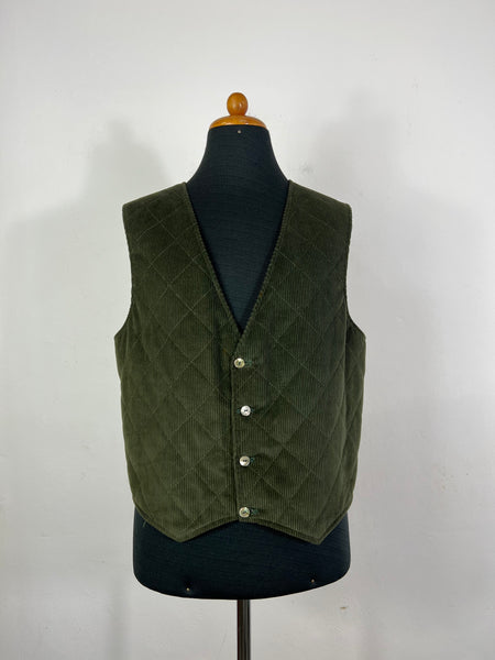 Vintage 80s Velvet Vest “L”