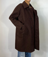 Vintage Italian Navy Coat “XL”