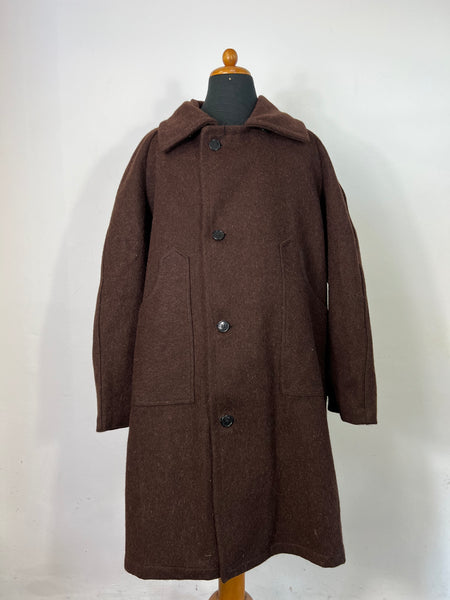 Vintage Italian Navy Coat “XL”