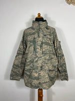 Parka All Purpose Environmental Camouflage Apec Air Force Tiger Tripe “L/XL”